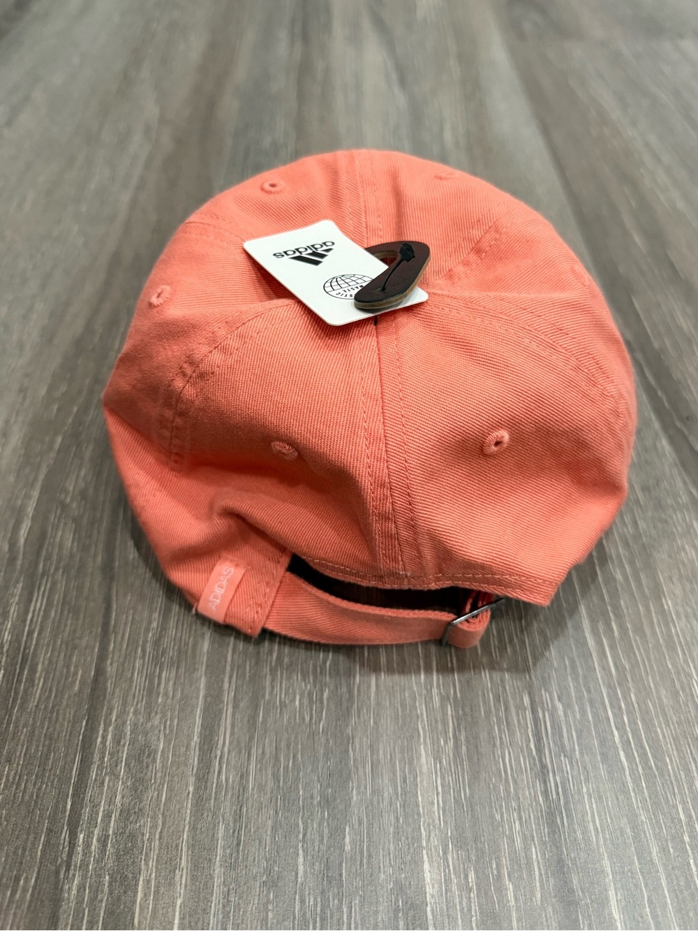 Adidas Coral Pink Women's Baseball Cap - Picture 3 of 4